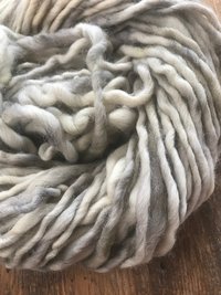Flowers in the Mist naturally bundle dyed handspun yarn, 50 yards
