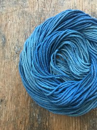 Indigo dyed cotton, 20 yards