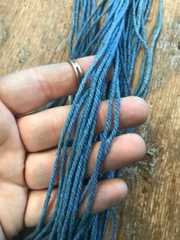 Indigo dyed cotton, 20 yards