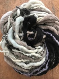 Violet Fog, scrappy skein, 40 yards