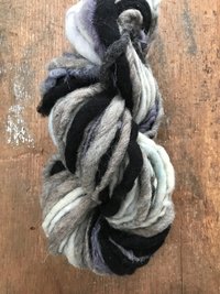 Violet Fog, scrappy skein, 40 yards