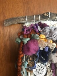 The Fool - tapestry art yarn wall hanging