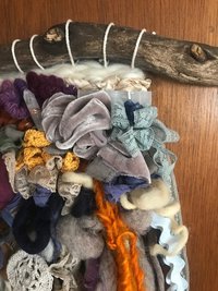 The Fool - tapestry art yarn wall hanging