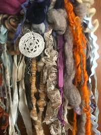 The Fool - tapestry art yarn wall hanging