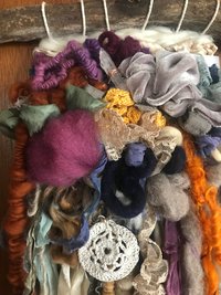 The Fool - tapestry art yarn wall hanging