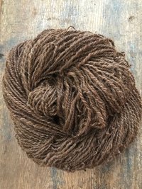 Alpaca/CVM wool 2 ply handspun yarn