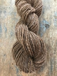 Alpaca/CVM wool 2 ply handspun yarn