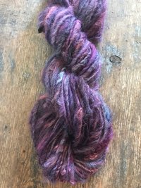 Desert Sunset bfl wool locks yarn, 50 yards