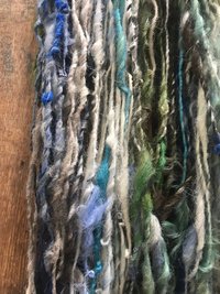 Selkie - handspun self striping art yarn