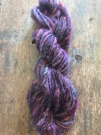 Desert Sunset bfl wool locks yarn, 50 yards