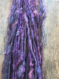 Desert Sunset bfl wool locks yarn, 50 yards