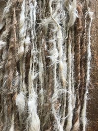 Dreamy “Carlos” suri llama lockspun yarn, 20 yards