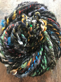 Controlled Chaos, lichens edition: 50 yards bulky art yarn