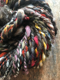 Controlled Chaos, lichens edition: 50 yards bulky art yarn