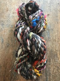 Controlled Chaos, lichens edition: 50 yards bulky art yarn