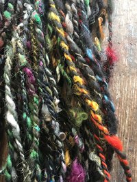 Controlled Chaos, lichens edition: 50 yards bulky art yarn