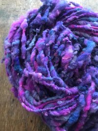 Gobsmacked - 20 yards nubbly handspun southdown wool art yarn