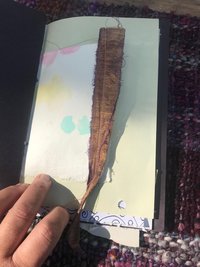 Red Roses art journal, upcycled junk journal, grimoire, sketchbook