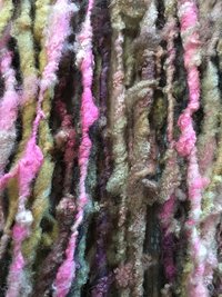 Shilly-shally - 50 yards nubbly handspun southdown wool art yarn