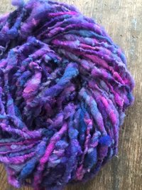 Gobsmacked - 20 yards nubbly handspun southdown wool art yarn