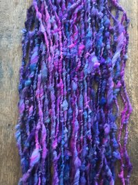 Gobsmacked - 20 yards nubbly handspun southdown wool art yarn