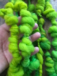 Mellow yellow thick n thin bulky coils, 7 yards