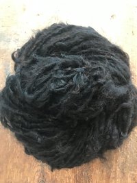 Natural brown/black “Wednesday” alpaca handspun yarn, 50 yards
