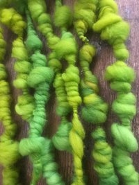 Mellow yellow thick n thin bulky coils, 4 yards