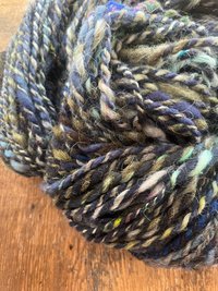 Smoked indigo - 57 yards bulky art yarn