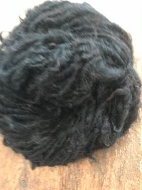 Natural brown/black “Wednesday” alpaca handspun yarn, 50 yards