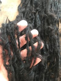 Natural brown/black “Wednesday” alpaca handspun yarn, 50 yards