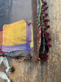 Flights of Fancy 108 page beaded, sewn, flexible, upcycled, boho art journal