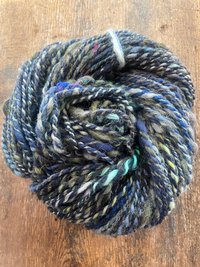 Smoked indigo - 57 yards bulky art yarn
