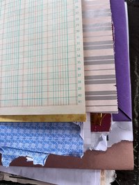 Burgundy velvet lush textured lace satin handmade expandable upcycled sewn art journal