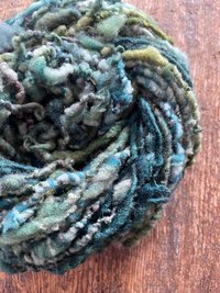 Patience nubbly handspun southdown wool art yarn