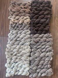 2000 yard lot handspun Shetland wool, 8 natural colors