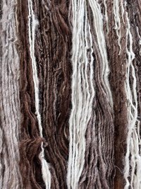 200 yards mixed colors Shetland wool handspun yarn