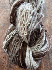 200 yards mixed colors Shetland wool handspun yarn