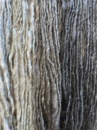 Naturally colored ombré wool yarn set, 150 yards light bulky weight handspun