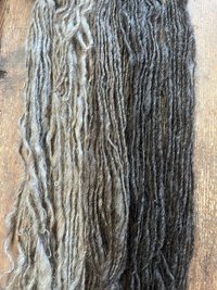 Naturally colored ombré wool yarn set, 150 yards light bulky weight handspun