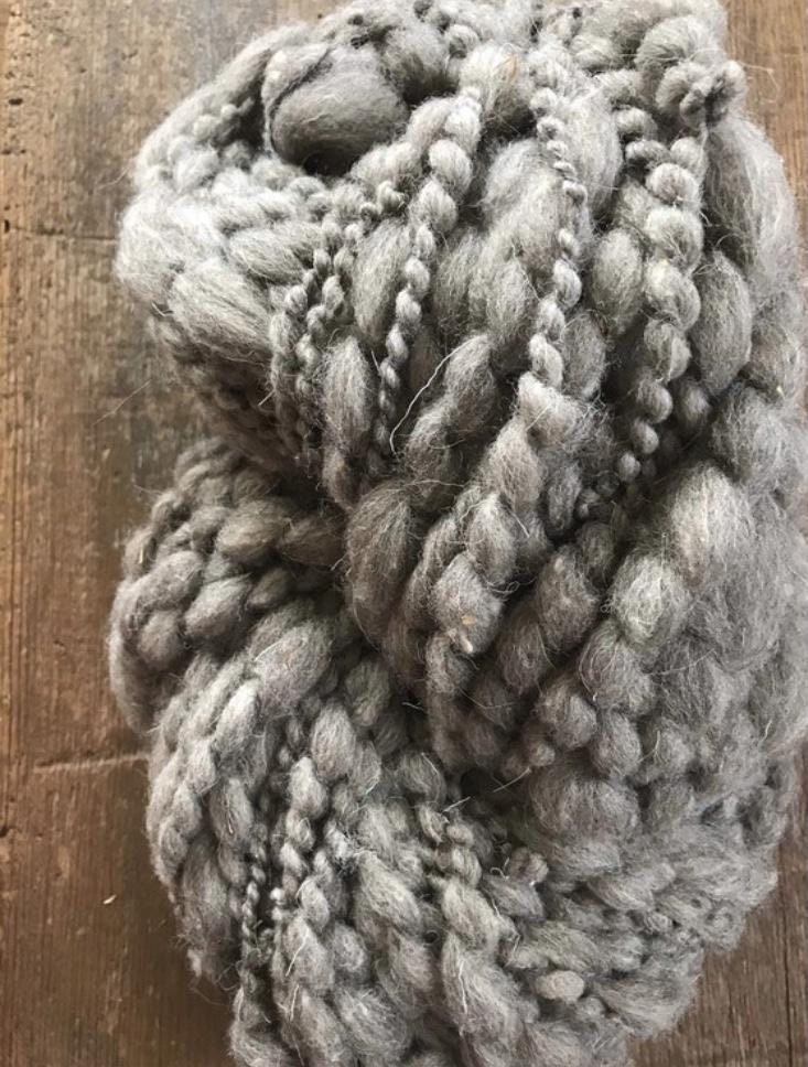 Misty Morn - jumbo grey handspun, 50 yards