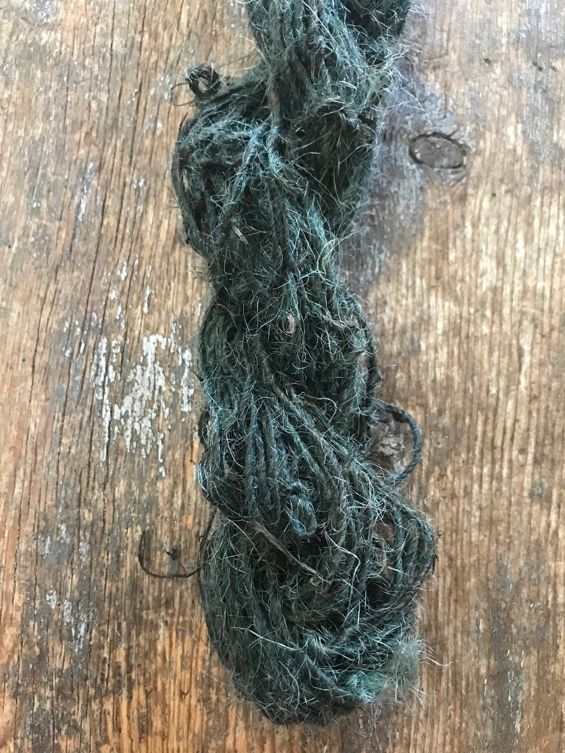 Jute, dyed teal, 50 yards