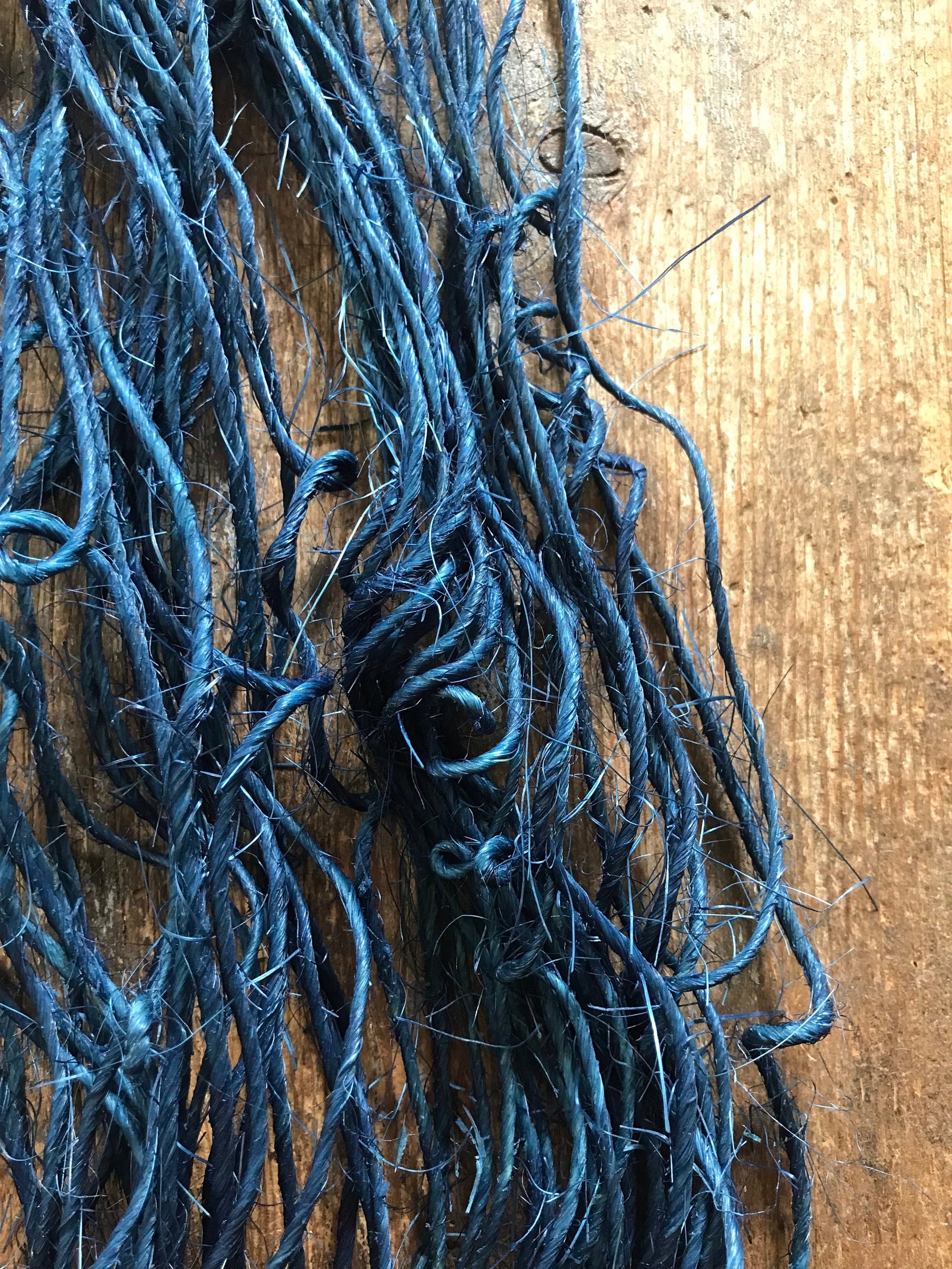 Sisal, indigo dyed, 50 yards