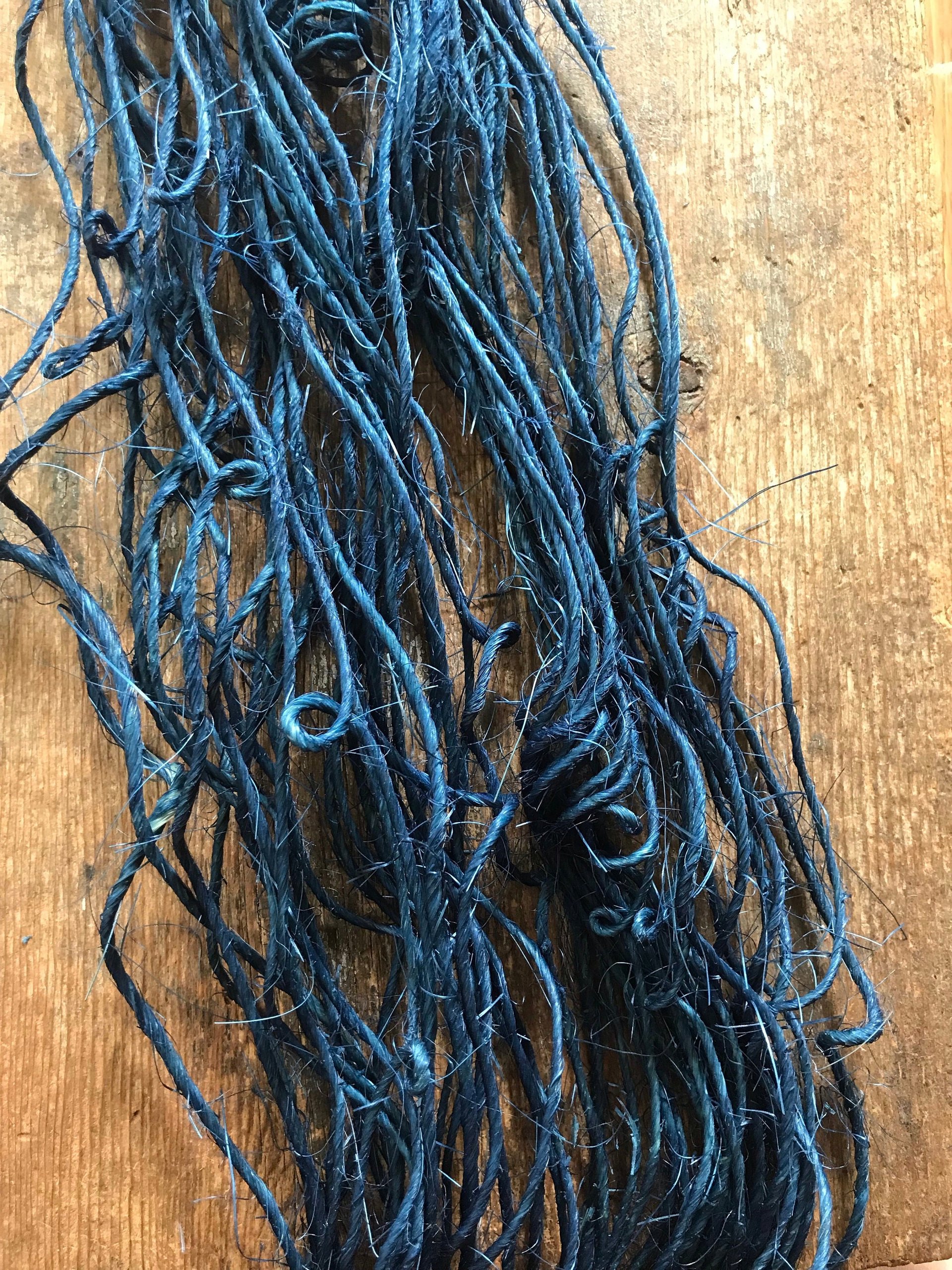 Sisal, indigo dyed, 50 yards