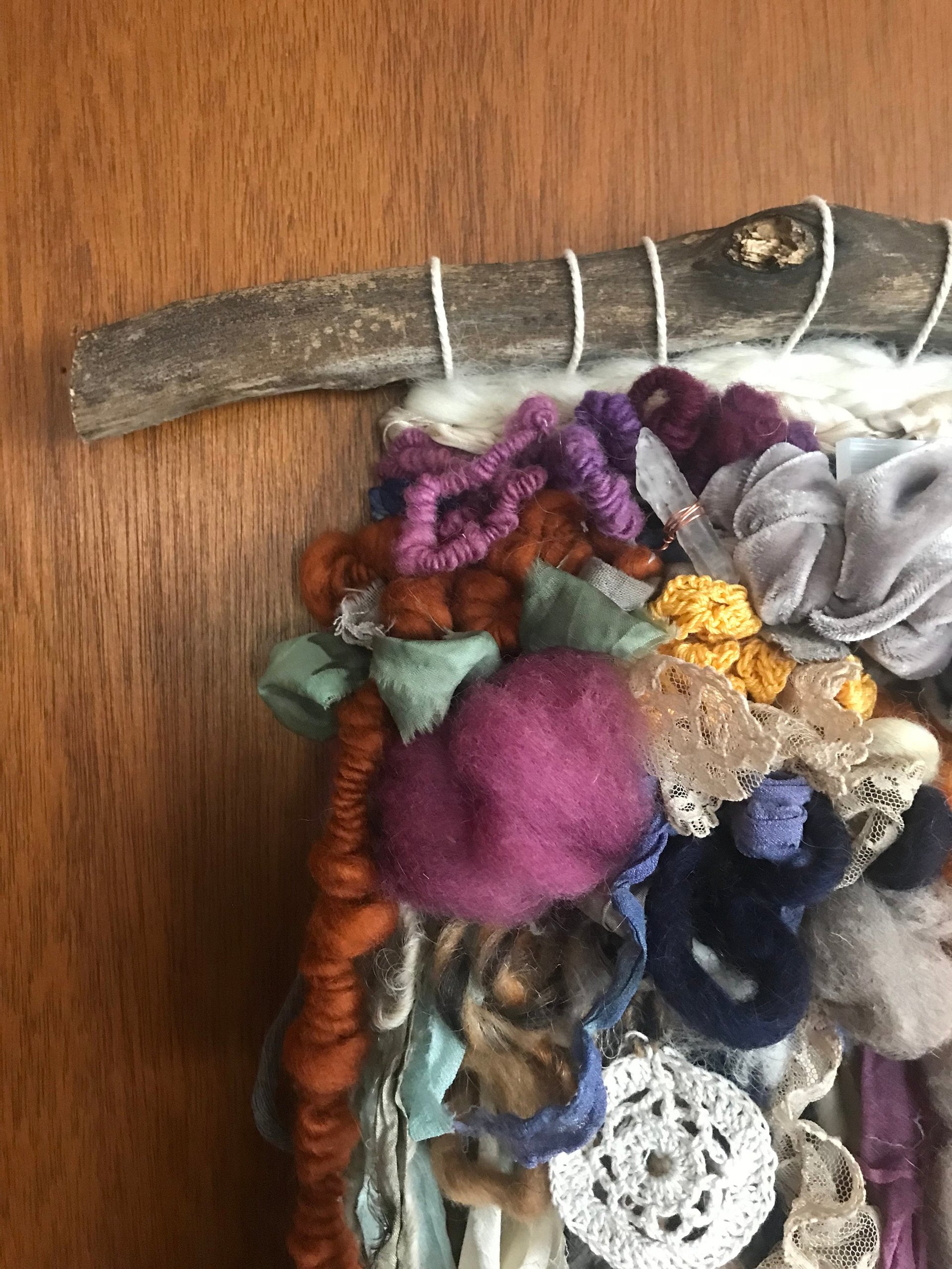 The Fool - tapestry art yarn wall hanging
