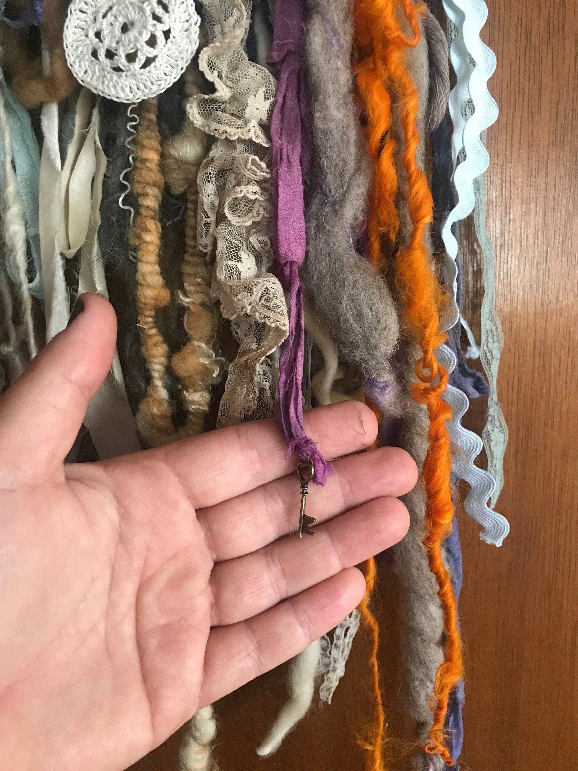 The Fool - tapestry art yarn wall hanging