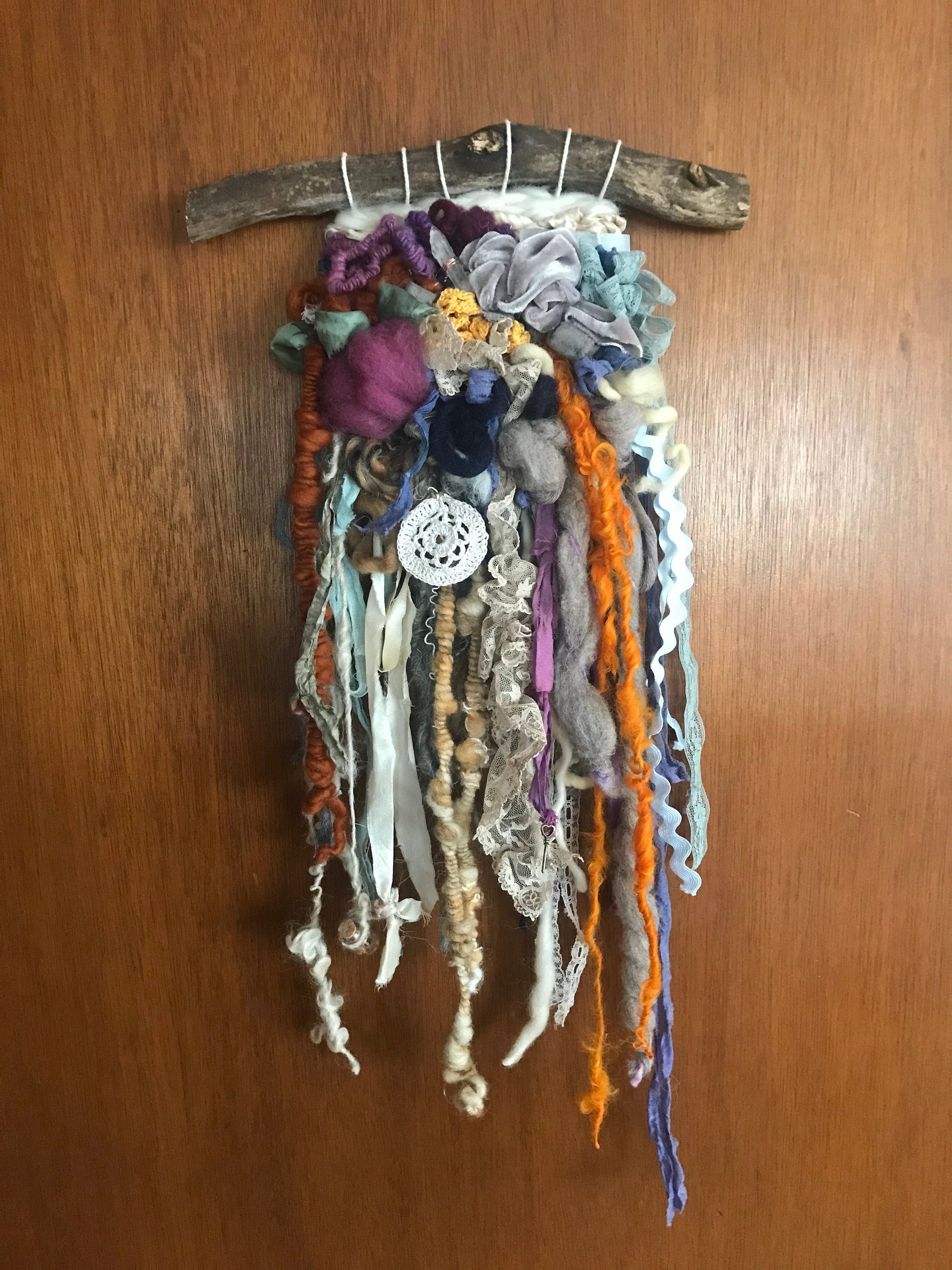 The Fool - tapestry art yarn wall hanging