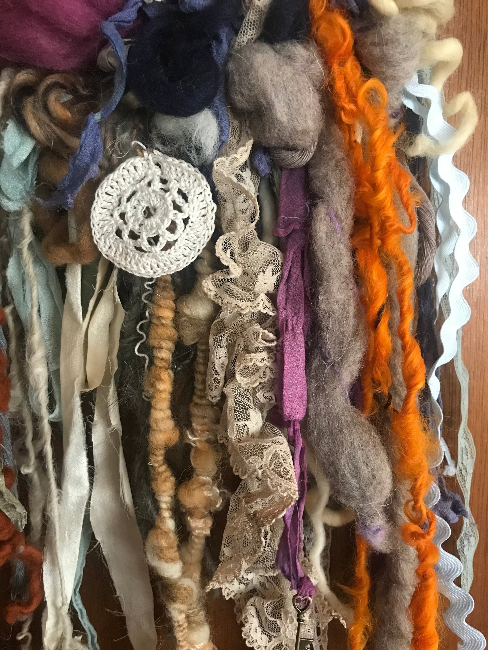 The Fool - tapestry art yarn wall hanging