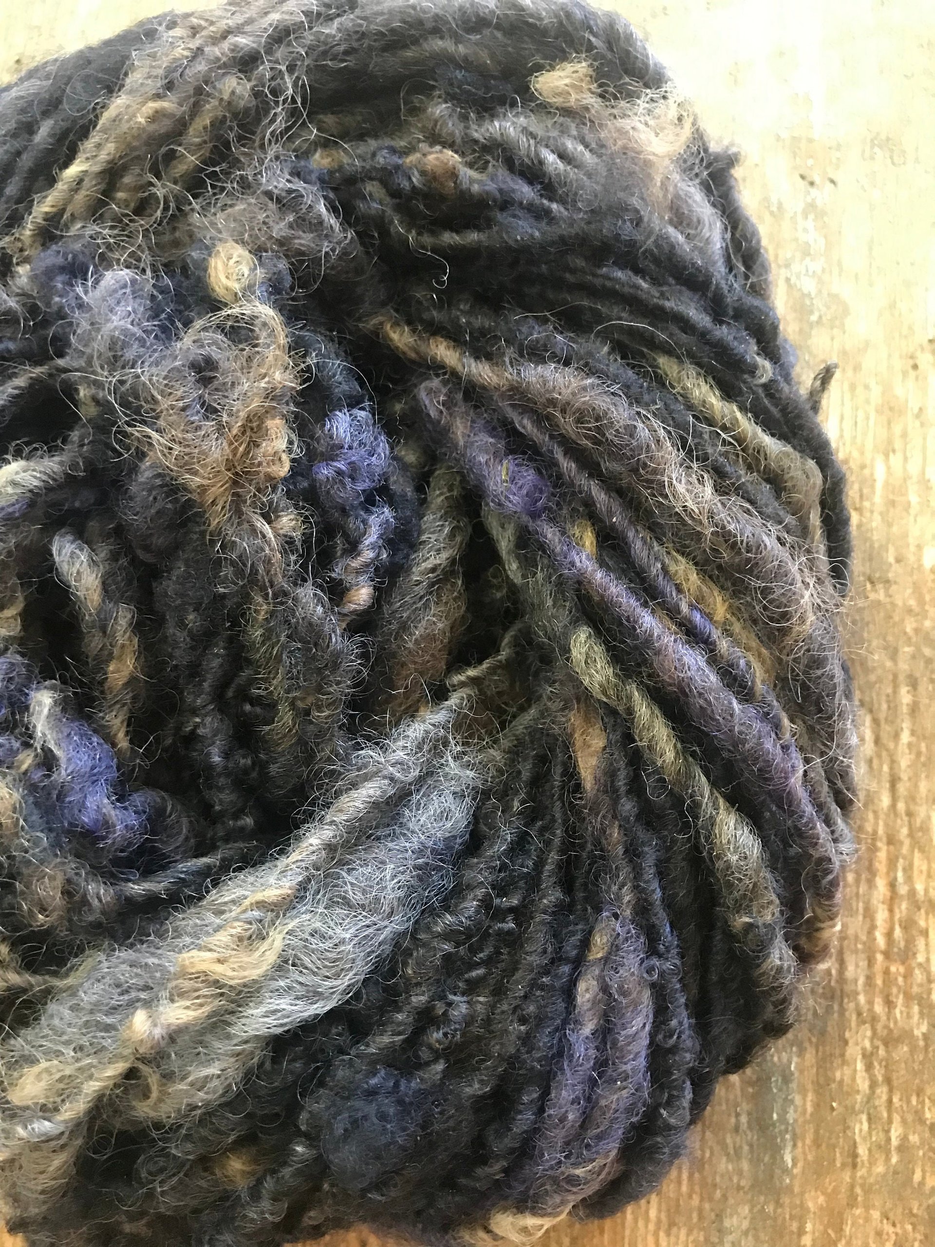 Tempest bfl wool locks yarn, 50 yards