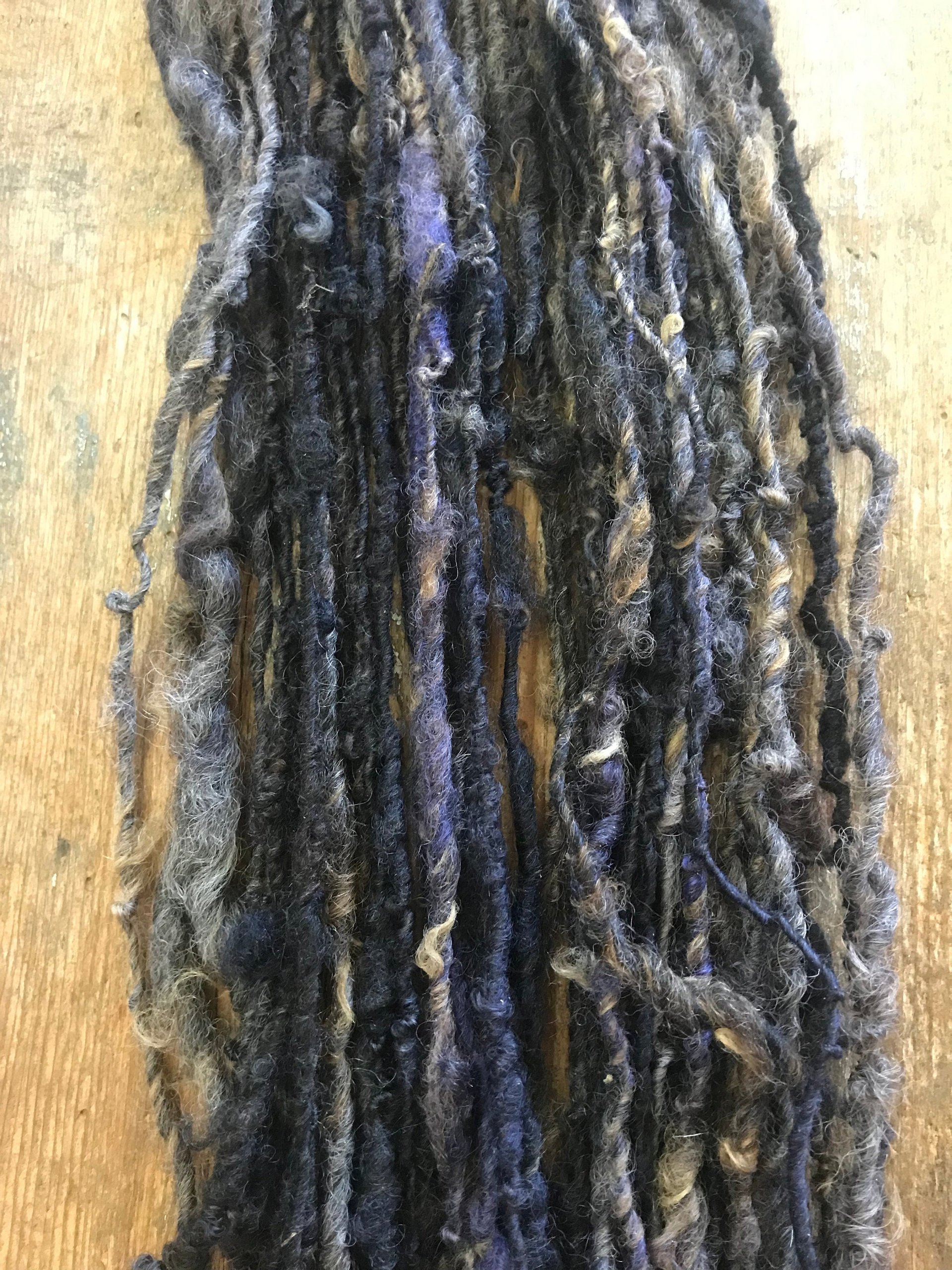 Tempest bfl wool locks yarn, 50 yards